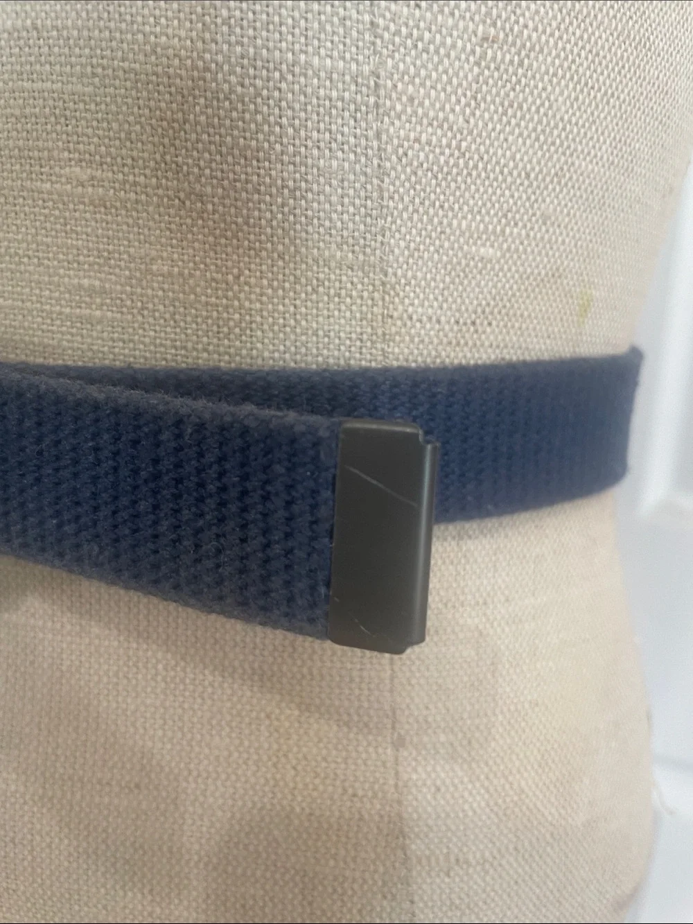 Cub Scout wolf youth Navy Web Belt Silver Buckle boy size S M 30”
